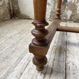 2m walnut drapery farm table