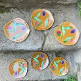 Set of 6 dessert plates Sarreguemines