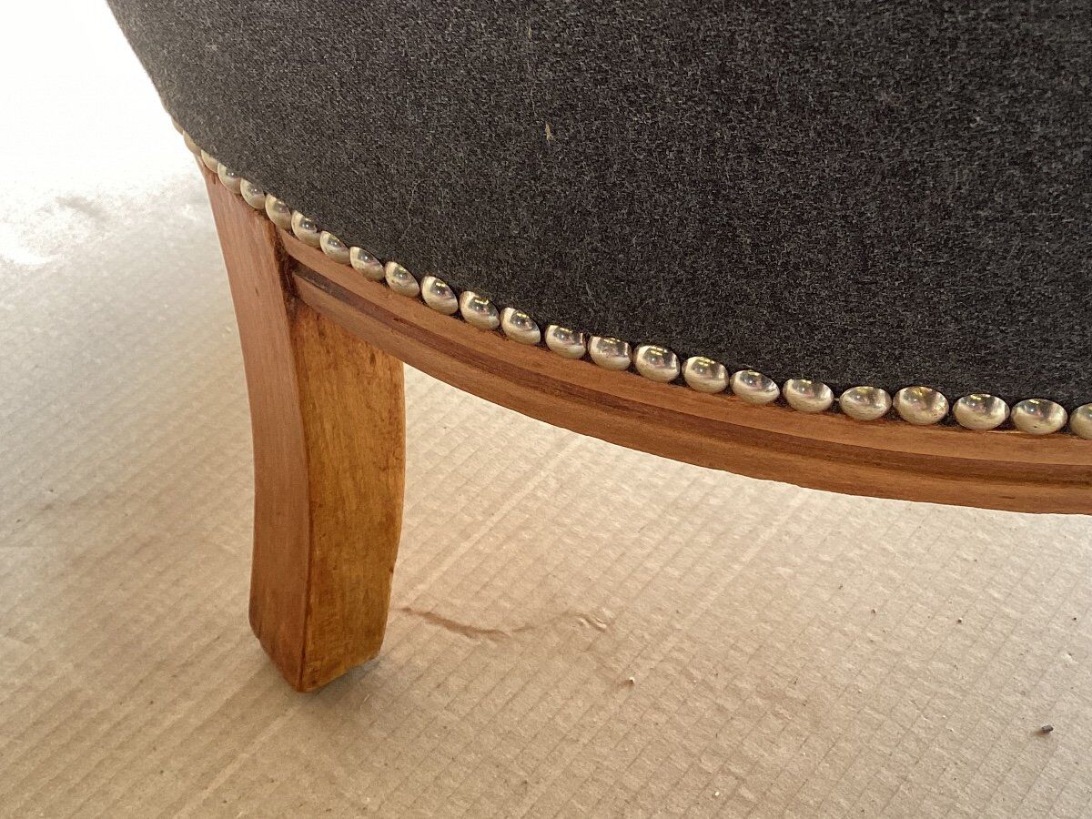 Armchair shepherdess gondola Art Deco 1930 redone