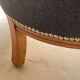 Armchair shepherdess gondola Art Deco 1930 redone