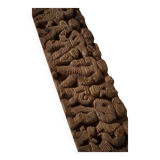 Hand-carved wooden decorative sculpture, mid-century, Danish cabinetmaker, 1970s.