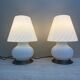 XL mid-century design Murano glass swirl lamps, 1970s