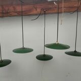 Set of antique lamps