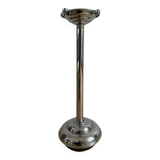 Cendrier sur pied culbuto vintage en métal chromé année 70