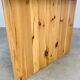 Table basse en pin massif forme organique, années 80