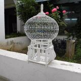 Decorative filigree birdcage Mediterranean charm