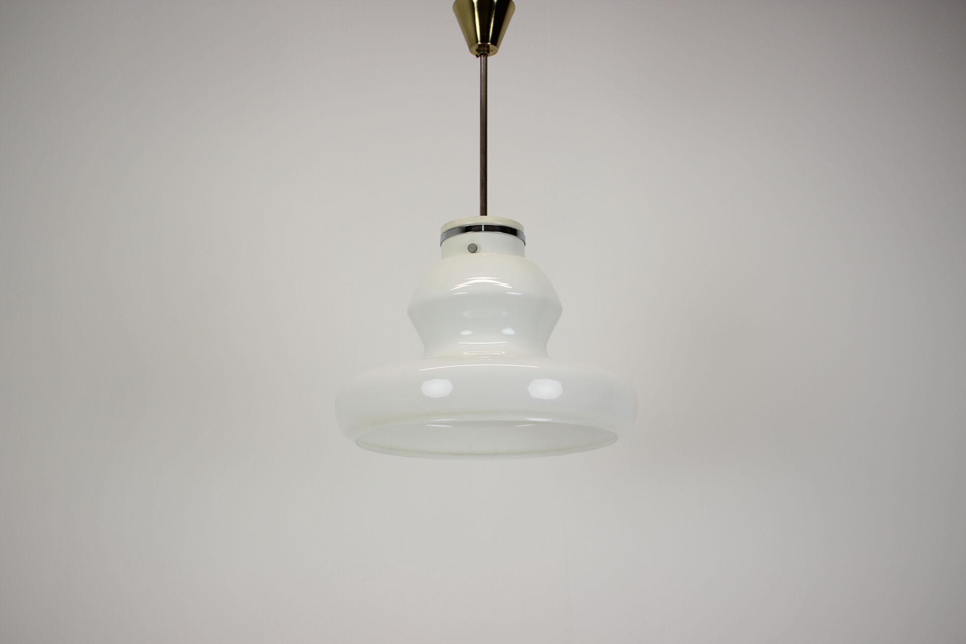 Midcentury Glass Pedant by Napako,1960s