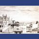 Description of a panoramic view of Mallorca. mallorca drawing. cuadro mallorca.