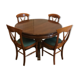 Table and chairs in solid cherry