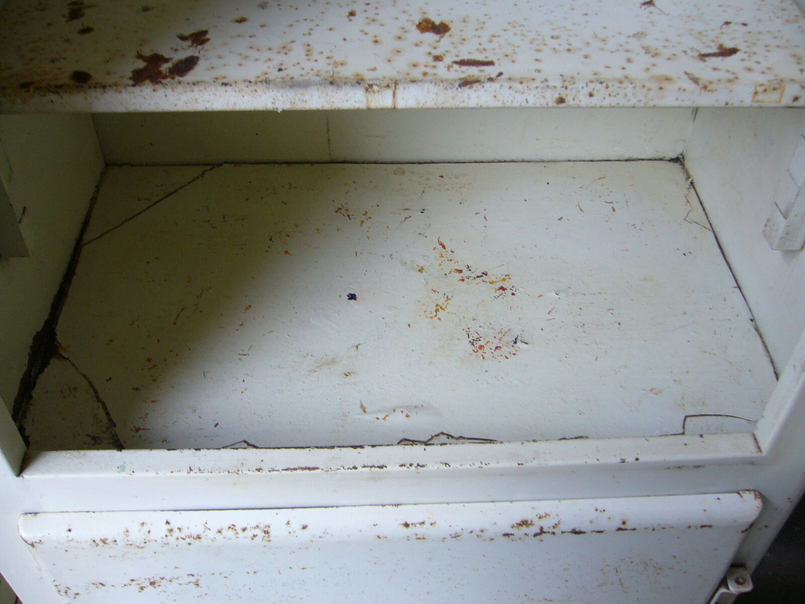 Three-door metal cabinet old CDS France