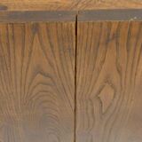 Rounded solid wood extra cabinet