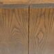 Meuble d'appoint arrondi en bois massif