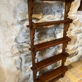 Old wooden shelf 1980 chalet decor
