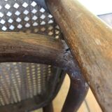 Fluted bistro chair in early 1900