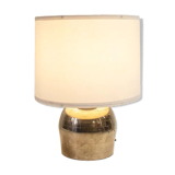 Lampe de table en métal chromé années 70 italie