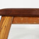 Industrial leather bench
