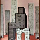 Affiche originale "Prends garde à la tour" Raymond Savignac 60x80cm 1974