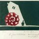 Painting by Michel COLIN (1934) Lithograph No. 6/15 Abstract composition 1970