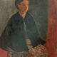 Tableau femme assise