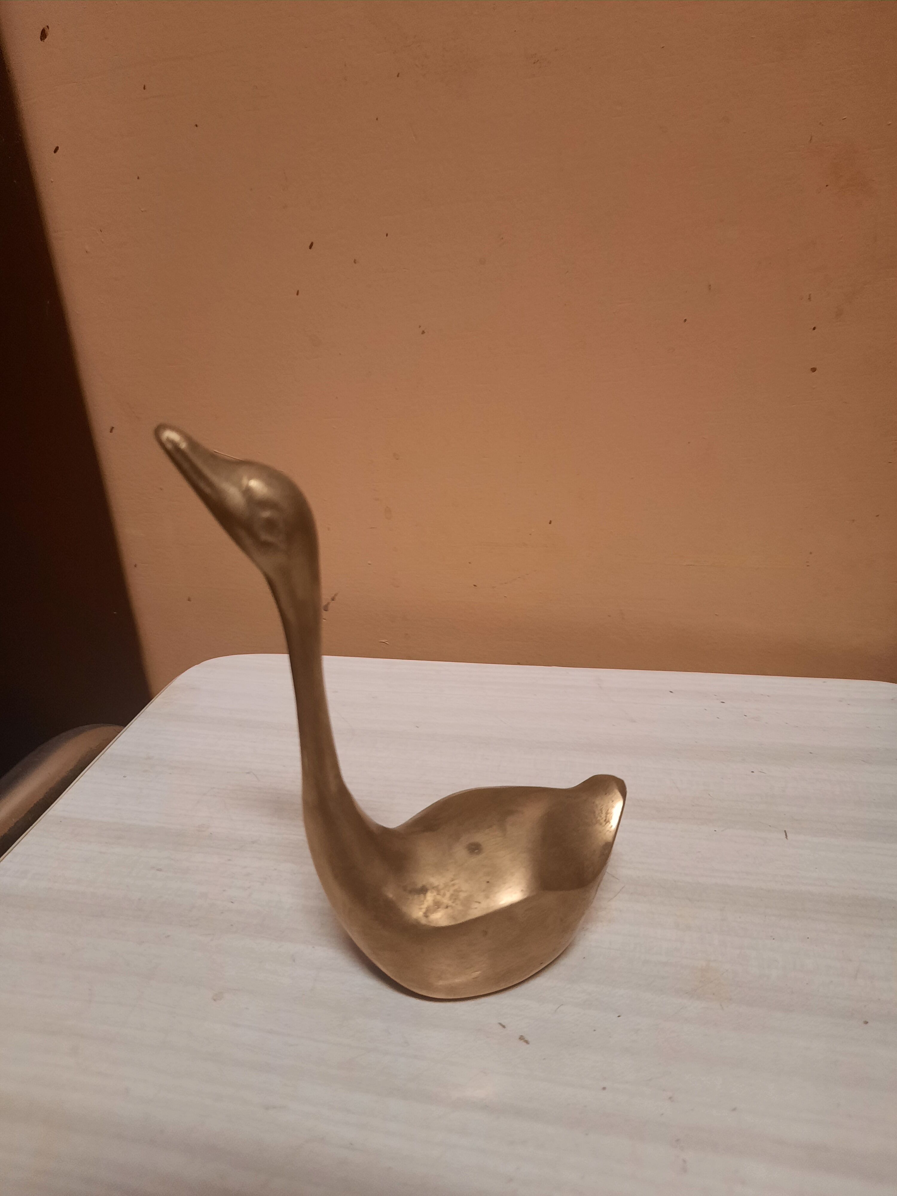 Brass swan