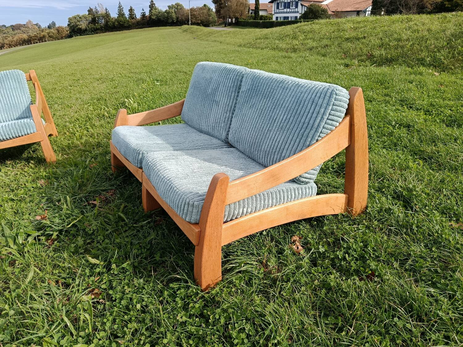 Brutalist living room, Sweden, 1960s