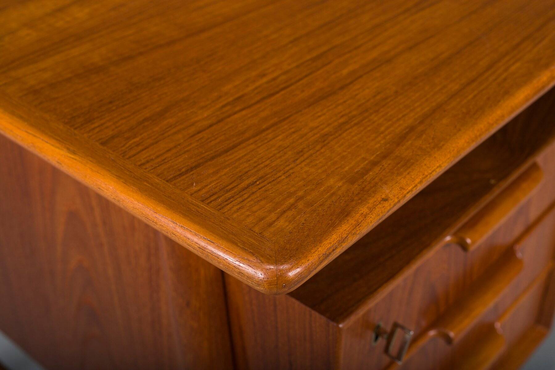 Model 75 Teak Desk from Omann Jun Møbelfabrik, 1960s