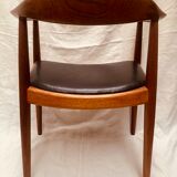 1950s Danish Hans Wegner Oak Model 503 Armchair