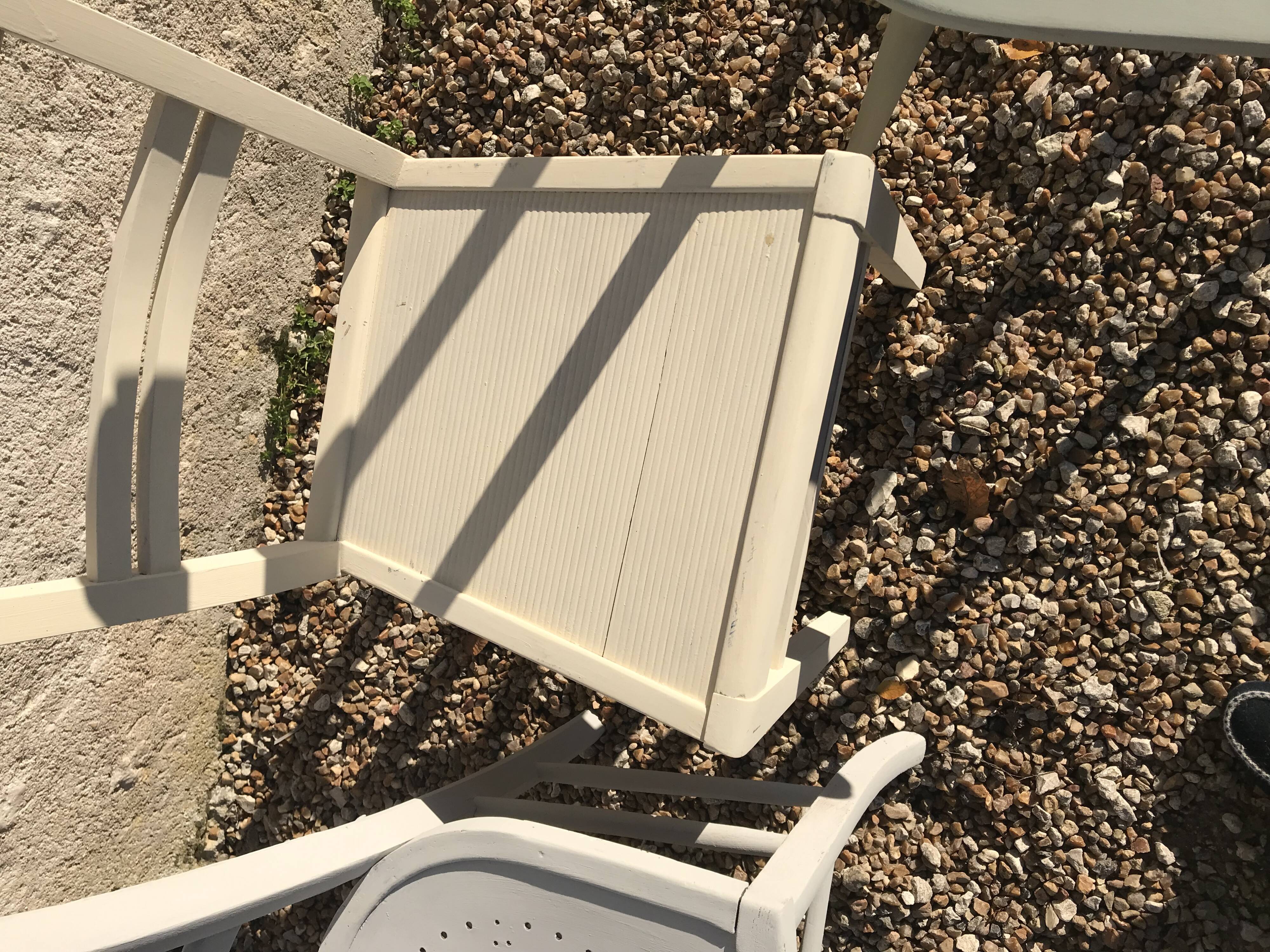 Set of mismatched chairs