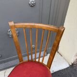 Set of 3 vintage chairs baumann 1960