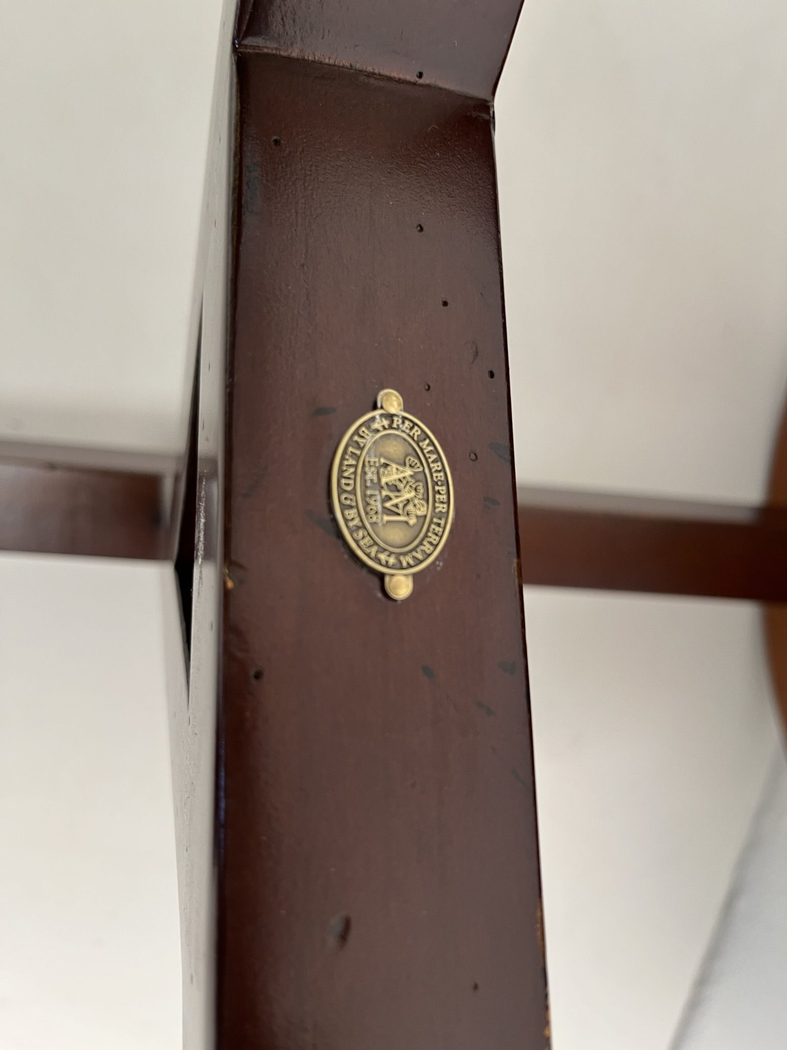 Tabouret vintage style marin