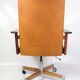 Office Chair Model 419 Made In Rosewood With Cognac Leather Seat By Arne Vodder For Sibast from 1960