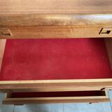 Large Danish vintage row in blond teak from the 60s