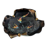 Earthenware bowl decorated with fish Cermonac