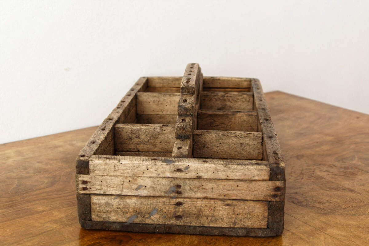 Wooden tool box, art deco