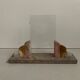 Old Art Deco marble photo holder