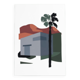Palm tree - art print (A4) signed ACKEOGH