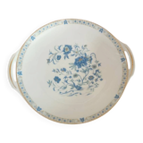 Round serving dish with handles (probably a cake dish or a plate)