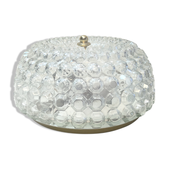 Limburg glass & brass ceiling light by Helena Tynell