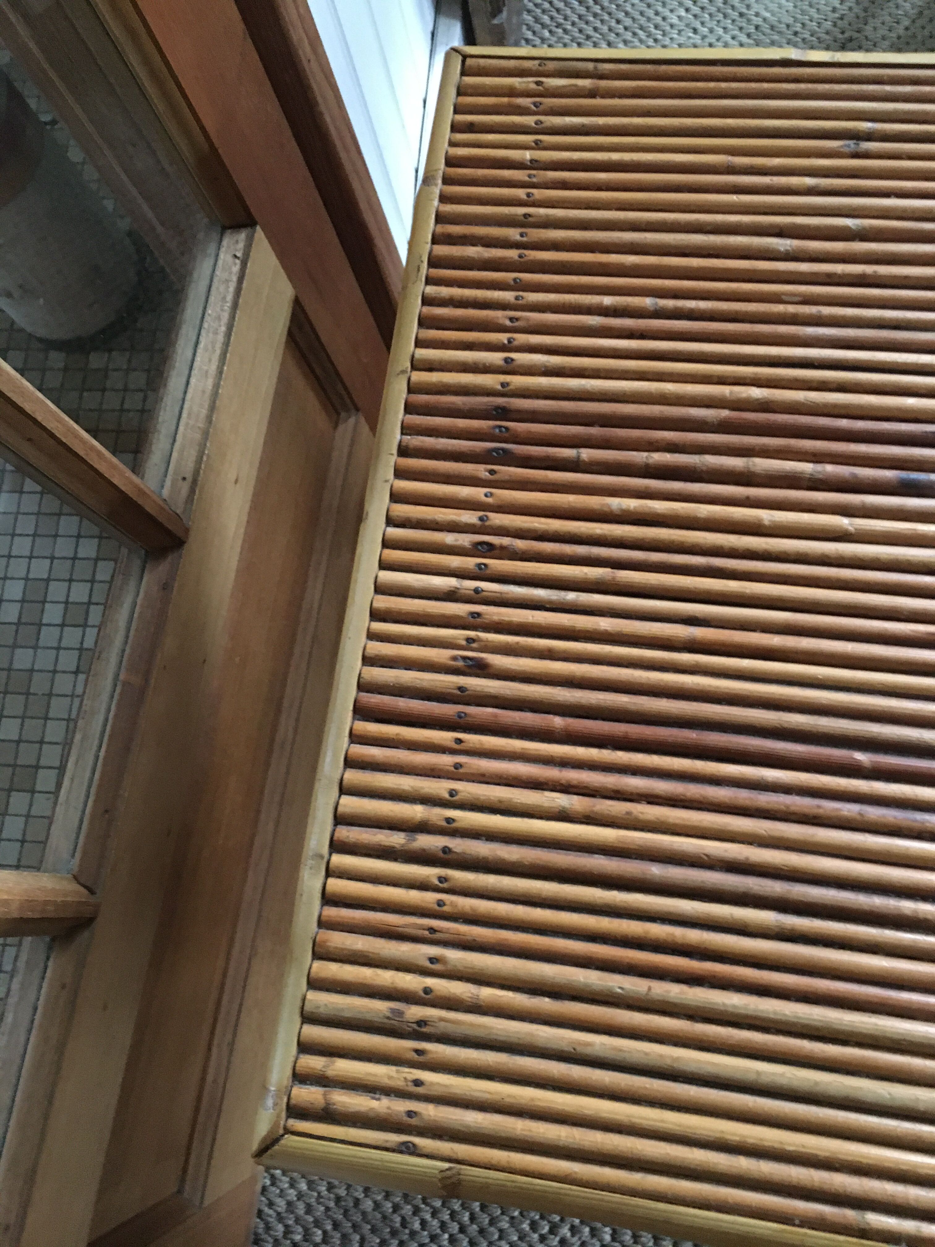 Rattan coffee table