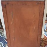 Wall display case wood and glass
