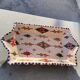Hand-painted artisanal ceramic plate – vintage Berber decor
