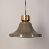 70s vintage chandelier in enamel metal  Italian design