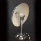 French Art Deco Chrome Mushroom Lamp