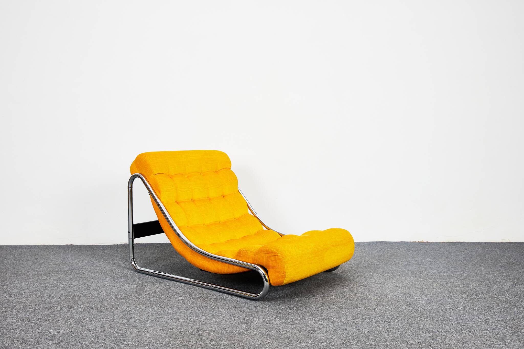 Fauteuil lounge vintage Impala jaune par Gillis Lundgren pour IKEA, Suède, 1972