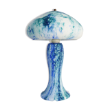 Glass paste mushroom lamp, swivel head, years 60