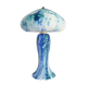 Glass paste mushroom lamp, swivel head, years 60