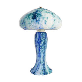 Glass paste mushroom lamp, swivel head, years 60