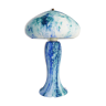 Glass paste mushroom lamp, swivel head, years 60