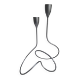 Curved candle holder Black+Blum