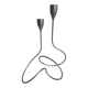 Curved candlestick Black+Blum